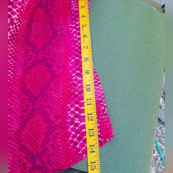 Snake Print Pink Blouse - Picture 10 of 10